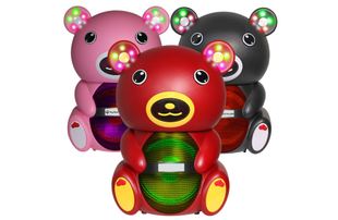 TopTech 6.5" Teddy-Shaped Bluetooth Speaker with Remote Control – Fun & Functional Audio