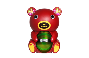 TopTech 6.5" Teddy-Shaped Bluetooth Speaker with Remote Control – Fun & Functional Audio