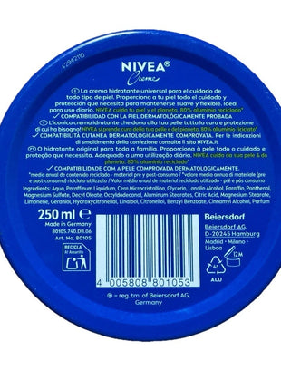 Nivea Rich Moisturising Cream 8.45 fl. oz (Tin)