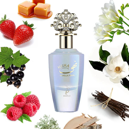 Nuha Vanilla Pearl 2.87 Fl. Oz EDP Spray By Khadlaj