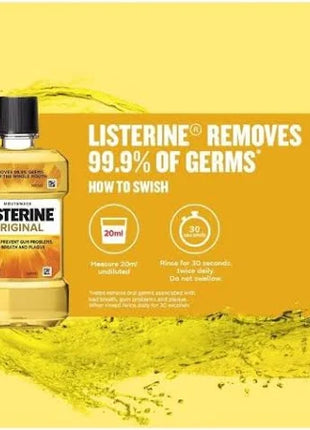 Listerine Original Antiseptic & Antiplaque Mouthwash 16.9 fl. oz