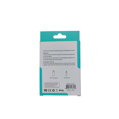 PowerUp 8 Pin To 3.5mm AUX Audio Jack Adaptor Cable With 1Mtr (3Ft) Length