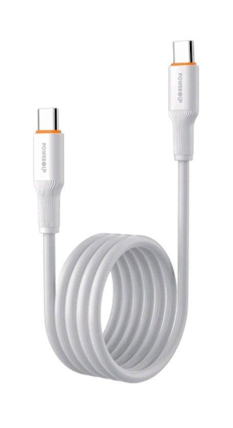 PowerUp 60W Fast Charging Data Cable USB-C to Type-C With 6ft Length