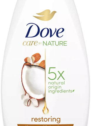 Dove Care by Nature Restoring Body Wash with 5x Natural Origin Ingredients 13.52 fl. oz