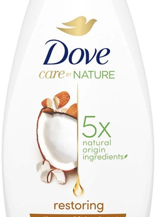 Dove Care by Nature Restoring Body Wash with 5x Natural Origin Ingredients 13.52 fl. oz