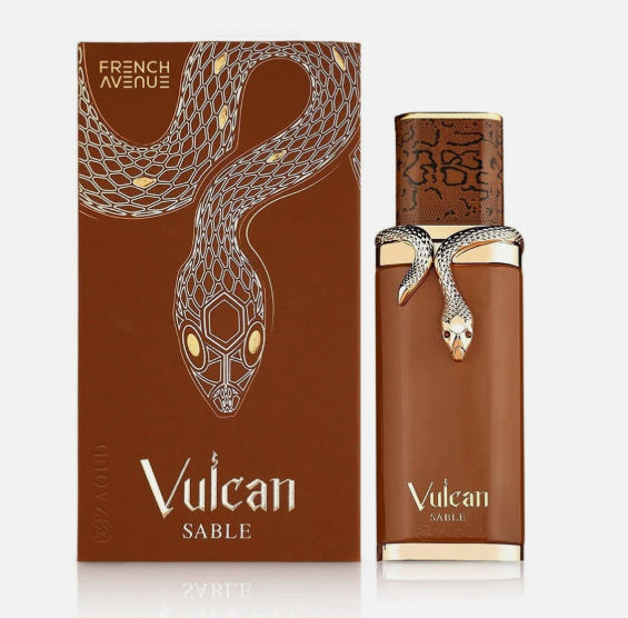 French Avenue Vulcan Sable Eau de Parfum – 3.4 fl oz / 100 ml, For Unisex