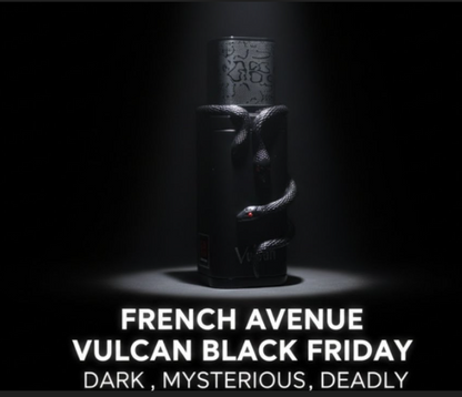 French Avenue Vulcan Black Friday Edition EDP – 100 ml / 3.4 fl oz, For Unisex
