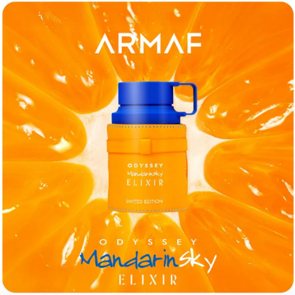 Odyssey Mandarin Sky Elixir by Armaf EDP – 3.4 fl oz / 100 ml, For Unisex