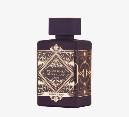 Badee Al Oud Amethyst Eau de Parfum Spray – 3.4 fl oz / 100 ml, For Men