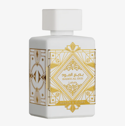 Lattafa Bade’e Al Oud Honor & Glory EDP – 3.4 fl oz / 100 ml, Unisex