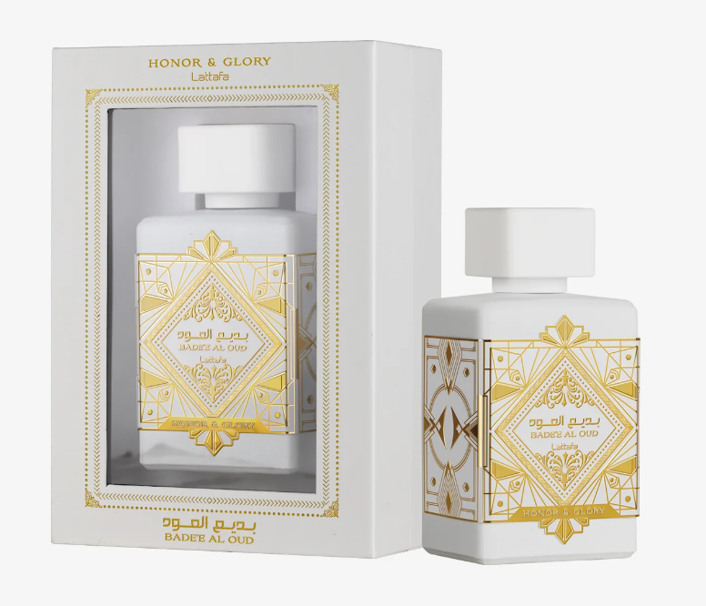 Lattafa Bade’e Al Oud Honor & Glory EDP – 3.4 fl oz / 100 ml, Unisex