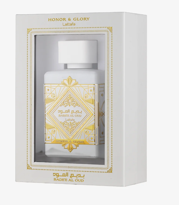 Lattafa Bade’e Al Oud Honor & Glory EDP – 3.4 fl oz / 100 ml, Unisex