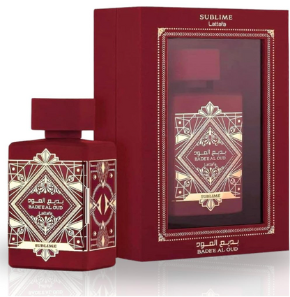 Badee Al Oud Sublime Eau de Parfum Spray – 3.4 fl oz / 100 ml, For Unisex