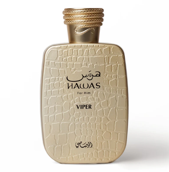 Rasasi Hawas Viper Eau de Parfum – For Him | 100 ml / 3.4 fl oz | Men