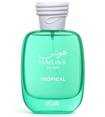 Rasasi Hawas Tropical Eau de Parfum Spray – For Men | 3.4 fl oz / 100 ml