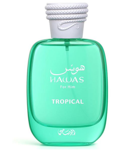 Rasasi Hawas Tropical Eau de Parfum Spray – For Men | 3.4 fl oz / 100 ml
