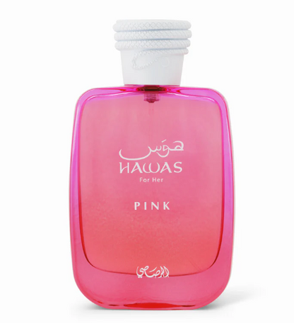Rasasi Hawas Pink Eau de Parfum – For Women | 100 ml / 3.4 fl oz