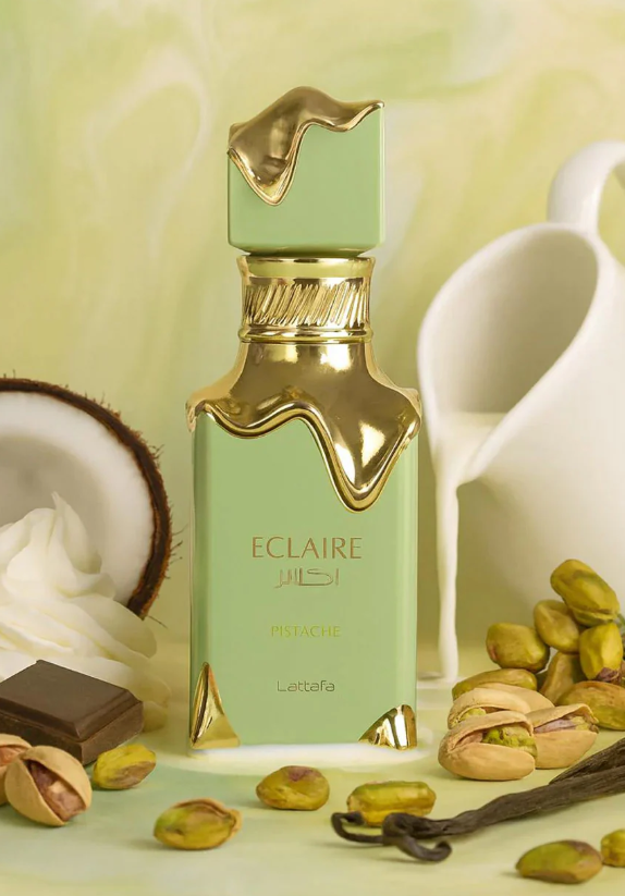 Lattafa Eclaire Pistache Eau de Parfum – For Women | 100 ml / 3.4 fl oz | Female