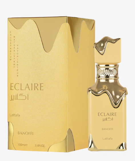 Lattafa Eclaire Banoffi Eau de Parfum – Unisex | 100 ml / 3.4 fl oz | Men & Women