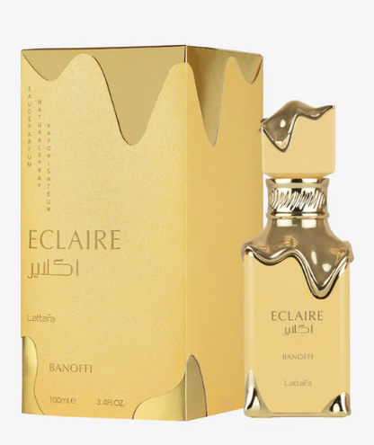 Lattafa Eclaire Banoffi Eau de Parfum – Unisex | 100 ml / 3.4 fl oz | Men & Women