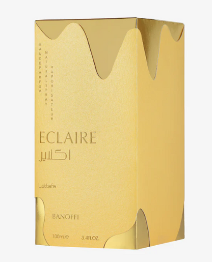 Lattafa Eclaire Banoffi Eau de Parfum – Unisex | 100 ml / 3.4 fl oz | Men & Women