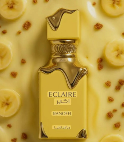 Lattafa Eclaire Banoffi Eau de Parfum – Unisex | 100 ml / 3.4 fl oz | Men & Women