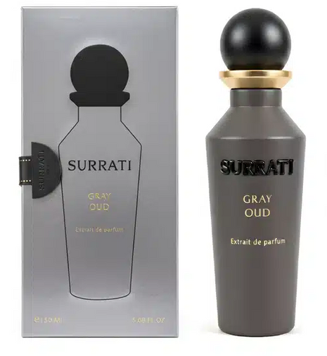 Surrati Gray Oud Extrait de Parfum – Unisex | 150 ml / 5.08 fl oz | Men & Women