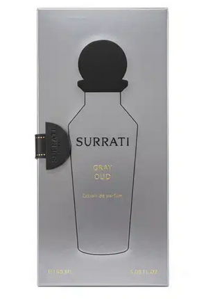 Surrati Gray Oud Extrait de Parfum – Unisex | 150 ml / 5.08 fl oz | Men & Women
