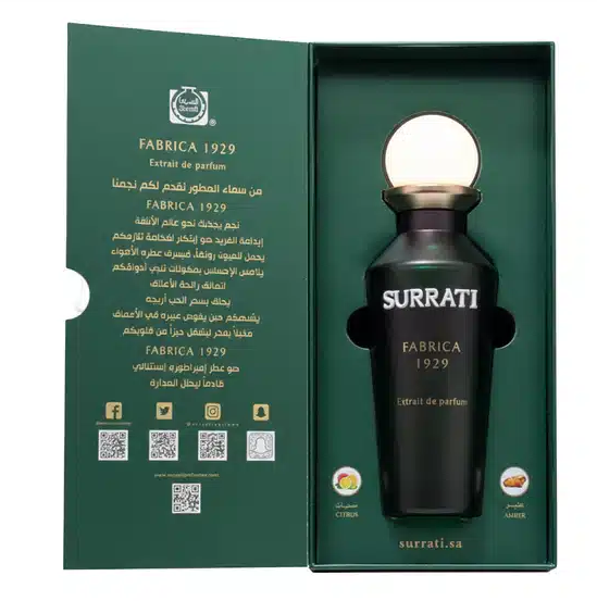 Surrati Fabrica 1929 Extrait de Parfum – Unisex | 150 ml / 5.08 fl oz | Men & Women