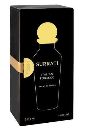 Surrati Italian Tobacco Extrait de Parfum – Unisex | 150 ml / 5.08 fl oz | Men & Women