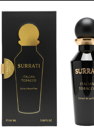 Surrati Italian Tobacco Extrait de Parfum – Unisex | 150 ml / 5.08 fl oz | Men & Women
