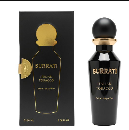 Surrati Italian Tobacco Extrait de Parfum – Unisex | 150 ml / 5.08 fl oz | Men & Women