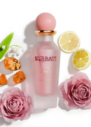 Surrati Miss World Charisma Eau de Parfum – For Women | 100 ml / 3.4 fl oz | Female