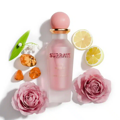 Surrati Miss World Charisma Eau de Parfum – For Women | 100 ml / 3.4 fl oz | Female