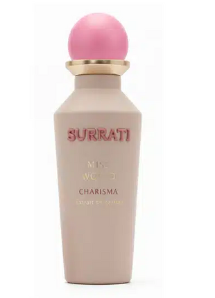 Surrati Miss World Charisma Eau de Parfum – For Women | 100 ml / 3.4 fl oz | Female