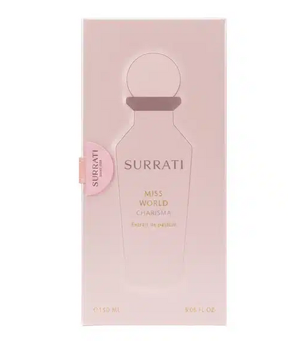 Surrati Miss World Charisma Eau de Parfum – For Women | 100 ml / 3.4 fl oz | Female
