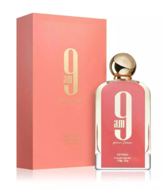 Afnan 9AM Pour Femme – For Her | 100 ml / 3.4 fl oz | Women