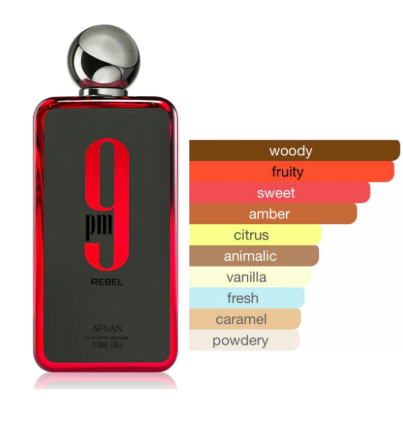9PM Rebel by Afnan – For Him & Her | 100 ml / 3.4 fl oz | Unisex