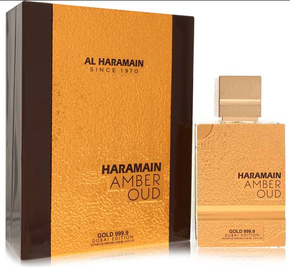 Amber Oud Gold 999.9 Dubai Edition by Al Haramain – Unisex | 75 ml / 2.5 fl oz