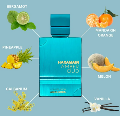 Amber Oud Aqua Dubai by Al Haramain – Unisex | 75 ml / 2.5 fl oz