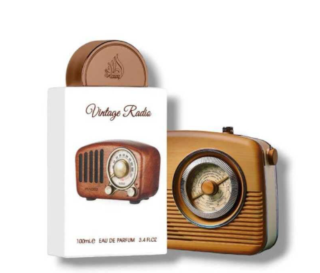 Vintage Radio Gift Set by Lattafa Pride – Unisex | 100 ml / 3.4 fl oz + Extras