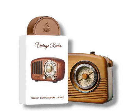 Vintage Radio Gift Set by Lattafa Pride – Unisex | 100 ml / 3.4 fl oz + Extras