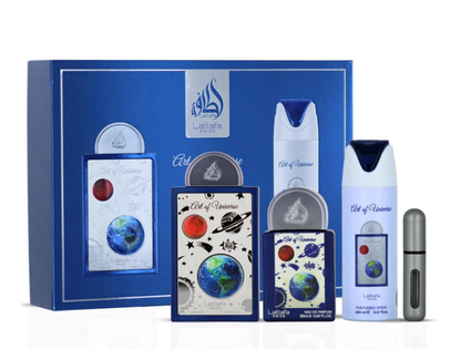 Art of Universe Gift Set by Lattafa Pride – Unisex | 100 ml / 3.4 fl oz + Extras