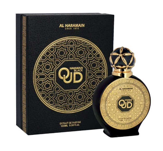 Al Haramain Black Oud – 100 ml / 3.4 fl oz Extrait de Parfum