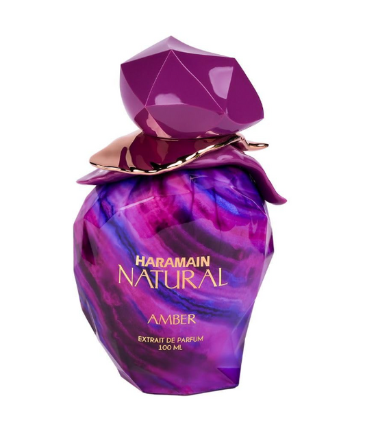 Al Haramain Natural Amber – 100 ml / 3.4 fl oz Extrait de Parfum