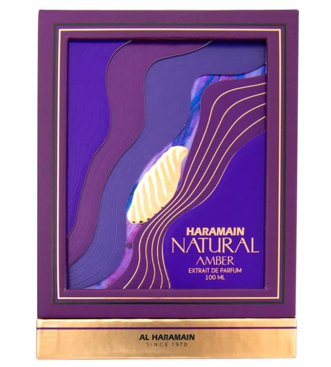 Al Haramain Natural Amber – 100 ml / 3.4 fl oz Extrait de Parfum