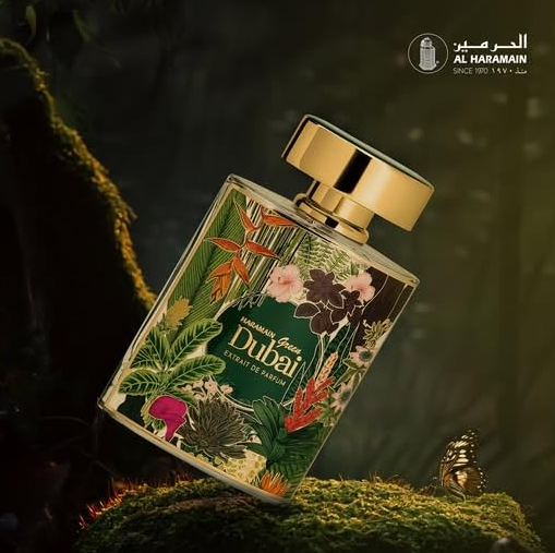 Al Haramain Green Dubai – 100 ml / 3.33 fl oz Extrait de Parfum Spray