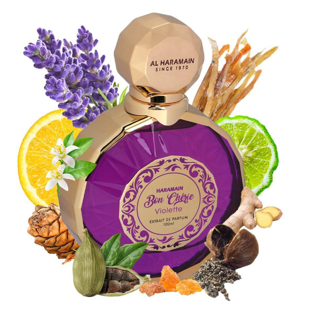Al Haramain Bon Cherie Violette – 100 ml / 3.4 fl oz Extrait de Parfum Spray