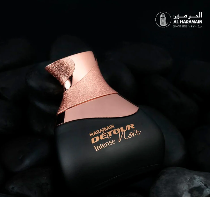 Al Haramain Detour Intense Noir – 100 ml / 3.33 fl oz Extrait de Parfum / Eau de Parfum