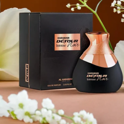Al Haramain Detour Intense Noir – 100 ml / 3.33 fl oz Extrait de Parfum / Eau de Parfum